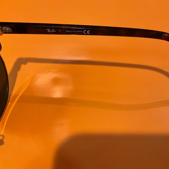 Ray-Ban Clubround Green Lens Tortoise Gold Frame Unisex Sunglasses RB4246 990 51 - Picture 9 of 12